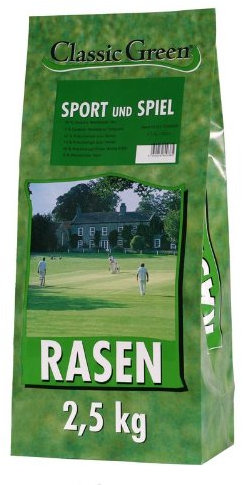 Classic Green Rasen Sport & Spiel 2,5kg (Menge: 4 je Bestelleinheit)