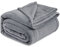 Bedsure, Coperta in pile per letto matrimoniale, Versatile coperta per letto soffice e morbido copriletto, colore grigio, 220 x 240 cm