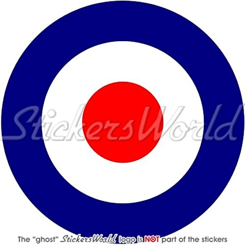 RAF British Royal Airforce Typ D Aircraft Roundel 100 mm Vinyl-Aufkleber, Aufkleber