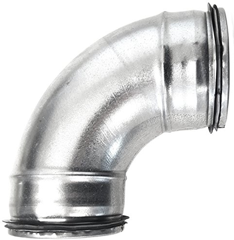 Intelmann Wickelfalzrohr Bogen Ø 180 mm 90° (80 100 125 150 160 180 200)