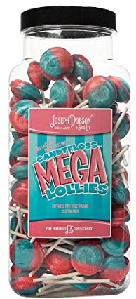 Joseph Dobson & Sons Candy Floss Mega Lollies 1.99 kg
