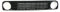 JOM 191853653JOE Kühlergrill ohne Emblem, schwarz