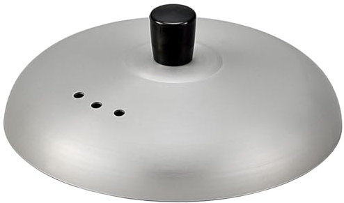 Ajigoko - Tapa para olla para padres e hijos (Hokuriku Alumi) para 6.5 pulgadas (16.5 cm), 16.5 cm, blanco/negro/rojo