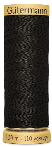 Gutermann 2T100C/1712 | Brown Cotton Sewing Thread | 100 Meter