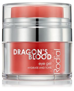 Rodial Dragon's Blood Eye Gel 0.5fl.oz, Eye Cream Hyaluronic Acid to Help with Dehydrated Skin for a Refined, Smoother Surface, Brightens the Eye Area and Reduces Puffiness