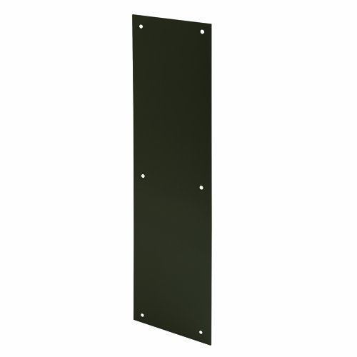 Prime-Line Products J 4686 Door Push Plate, 4 X 16-Inch, Bronze Painted Aluminum