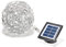 Esotec Drahtkugel Solarkugel außen, 50 LEDs kaltweiß, Akku, Leuchtkugel, Drahtgeflecht, Solarkugel, Gartenkugel, Solarleuchte, Kugelleuchte, Metall, Silber, Winterfest, wetterfest, Outdoor 102112