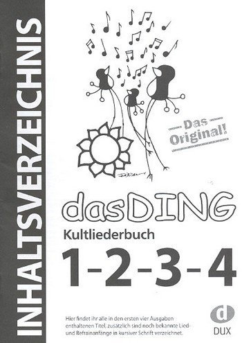 Das Ding: Inhaltsverzeichnis für die Bände 1-4
