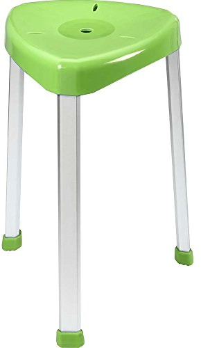 Aquasafe Tabouret de douche d'angle, trois de douche d'angle de chaise de bain, hauteur réglable