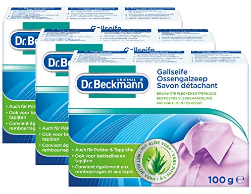 Dr. Beckmann Gallseife 100g Stück Gezielte Fleckentfernung (3er Pack)