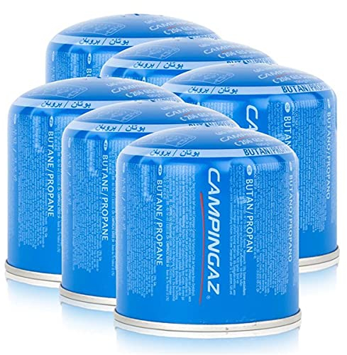 6 x 190g Campingaz C206 GLS Pierceable Cartridges - New With Gas Lock System by Campingaz