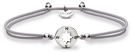 Kompass Armband 925 silber Geschenknachricht