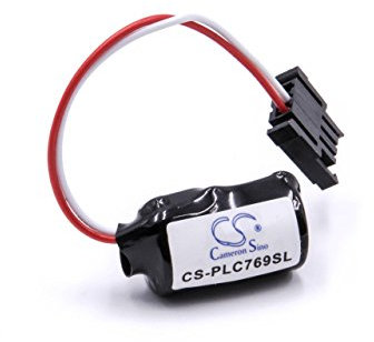 vhbw Akku kompatibel mit Allen Bradley A-2/05, 6008-LTV, 1785-L60B/L, B-2/16, A-2/17, A-2/16 Steuereinheit (1000 mAh, 3 V, Li-MnO2)