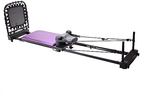 AeroPilates Unisex-Erwachsene Reformer Home Studio Pilates Maschine, Violett, Standard