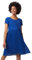 ESPRIT Maternity Damen Dress Mix Nursing ss Kleid, Blau (Bright Blue 410), (Herstellergröße: 36)
