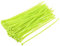 sourcing map Cable Zip Ties Nylon Cable Wire Ties 6 Inch Self-Locking Nylon Tie Wraps Fluorescent Green 100pcs