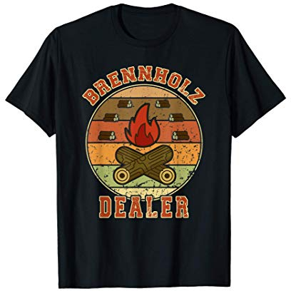 Brennholz Dealer Landwirt Geschenk Holzhandel Holzhändler T-Shirt
