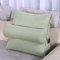 Coseyil Coussin de lecture - Coussin de dossier triangulaire - Avec repose-nuque - Pour le bureau, la lecture ou la télévision - Vert