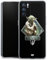 Custodia di silicone compatibile con Oppo Reno 6 5G Custodia trasparente Cover per smartphone trasparente Yoda Star Wars Spazio
