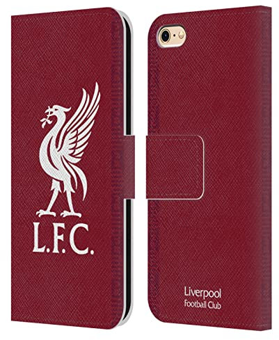 Head Case Designs Officially Licensed Liverpool Football Club Home 2022/23 Kit Leather Wallet Case Compatible With Apple iPhone 6 / iPhone 6s