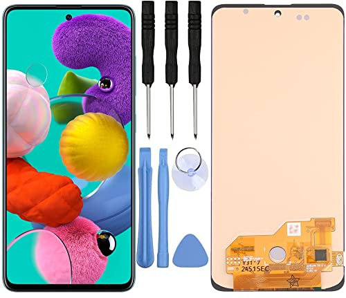 ELLENNE Écran LCD compatible pour Samsung Galaxy A51 SM-A515F A515FN Écran tactile Verre DIGITIZER avec kit CacciAVITI