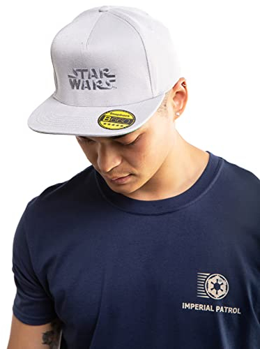 Cotton Soul Star Wars 3D Logo Flatpeak Cap One Size, grau, Einheitsgröße