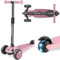 IMMEK Kinderroller 3 Räder für Kinder Roller ab ab 2-8 Jahre Kleinkinder Scooter für Jungen und Mädchen mit 3 PU LED Räders, Einstellbare Lenkerhöhe und Maximales Gewicht von 50 kg
