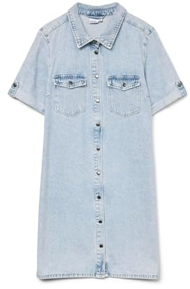 VERO MODA Female Jeanskleid VMJENNIE Kurzes Kleid