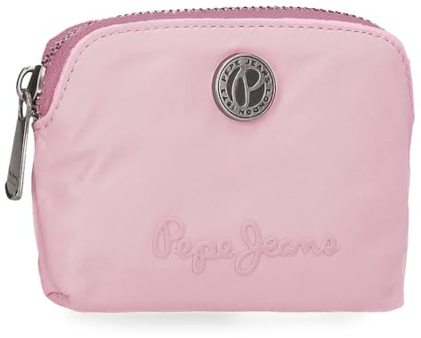 Pepe Jeans Corin Porte-Monnaie Rose 11,5 x 8,5 x 1,5 cm Polyester et PU by Joumma Bags, Rose, Talla única, Porte-Monnaie