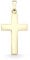 EDELIND Kreuzanhänger Gelbgold 585/14 Karat Echtgold Anhänger für Damen Taufkette Junge Goldkreuz für Damen, Herren, Kinder Kreuzanhänger mit Schmuck Geschenkbox