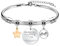 HEYEJET Freundinnen Armbänder für Frauen Passendes Herz Anhänger Geschenke für Freundin Silber Schmuck Rosa Versprechen Geschenke (Freundinnen)