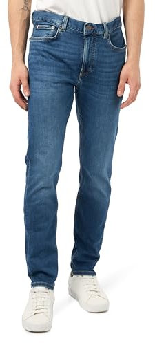Tommy Hilfiger Men's CORE Bleecker MID Blue MW0MW39041 Slim, Denim, 38W / 30L