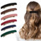 KASURE 6 Stück Haarspangen für Damen, Automatisch Französische Haarspangen für Dünnes und Dickes Haar (Langer Stil)