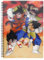 Dragon Ball Notizbuch mit 3D-Effekt Goku vs Vegeta