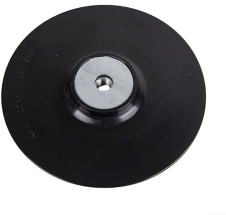 4Inch 100mm Backing Pad, Fibre Disc, for M14 Thread Lock Nut For Angle Grinder Accessory (Black)