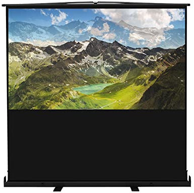 Projector Screen,4:3/16:9 HD Desktop Portable Manual Pull-up Foldable Projection Screen, for Movies, Conferences, Games, Presentations, Parties (80inch 16:9