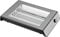 Tostadora Eléctrica Horizontal Plana, 2 Tubos de cuarzo, 600W de potencia, Rápida y Eficiente, Compacta y Versátil Gris