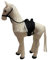 GÜLS Stofftiere & Pferd Sammlerstück Deko & Dekoartikel Häkeln Mädchen Frauen, Männer Geschenk ca 20 cm lang in neuem Zustand Handmade Amigurumi (Weiss)