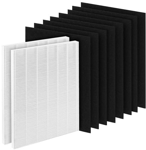Swellv D360 True HEPA Filtro di ricambio D3 compatibile con filtro Winix D360, include 2 filtri HEPA H13 True e 8 prefiltri a carbone attivo, codice articolo 1712-0101-02