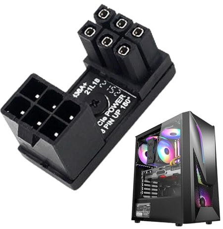 Adapter für Grafikkarte - Laptop-Netzteil, GPU-Netzteil | Verbesserte Kompatibilität, Computeradapter, handwerkliche Exzellenz,