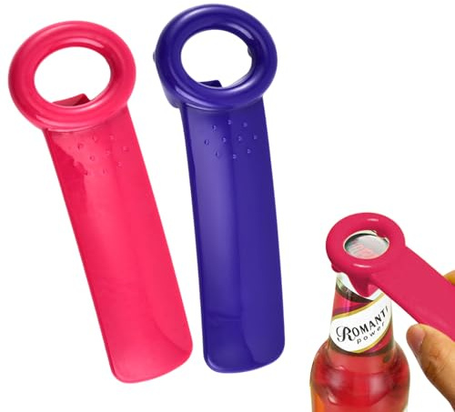 Original Easy Jar Schlüsselöffner, Flaschenöffner, 4 Stück Glasöffner für Arthritis-Hände, multifunktionale Dosenöffner, einfache Glasschlüsselgreifer für Familienküchen, Backräume, Camping, Outdoor,
