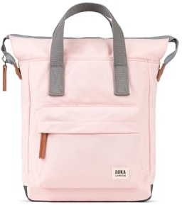 ROKA London Bantry B small Sustainable Nylon Backpack (English Rose)