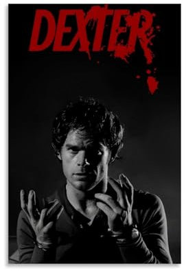 YAWRGJWRG Dexter Morgan (5) Poster, dekoratives ästhetisches Leinwandposter, Wandkunst, Dekor, Wohnzimmer, modernes Familienschlafzimmer, Musik-Filmposter, 30 x 45 cm, ungerahmter Stil