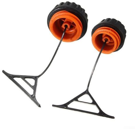 Set mit 2 Ersatz-Kettensägen, Kraftstoff- und Ölkappen-Set für 020 021 023 024 025 026 028 034 036 038 048