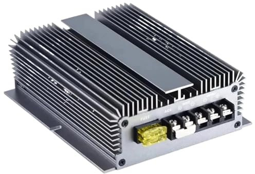 UYUUBNK Convertisseur abaisseur de Tension 24 V, 36 V, 48 V, 72 V vers 12 V CC, 20-90 V vers 12 V, 5 A-50 A, transformateur d'alimentation for Voiture(30V-90V to 12V 40A)