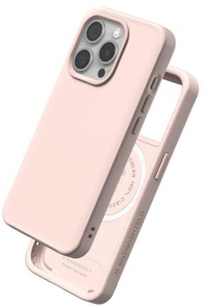 RhinoShield SolidX Hülle für MagSafe für iPhone 15 Pro | Starker Magnet, Fallschutz nach Militärstandard, verstärkte Stoßdämpfung, verbesserter Eckenschutz, schlank, leicht