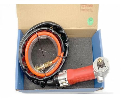 BCJMKDX Schleifmaschine Pneumatischer Nasspolierer mit hinterem Auspuff for Marmor, Granit, Stein, Beton, Schleifmaschine for Polieren von