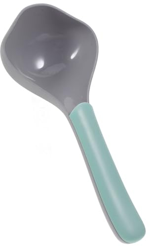 Luxshiny Pelle Doseuse pour Croquettes Chien et Chat en Plastique Abs Réutilisable, Petite Cuillère Bicolore Vert et Gris, Outil de Mesure Alimentaire Léger et Compact pour Alimentation