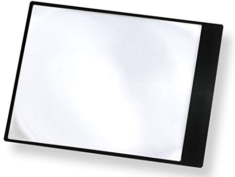 Carson MagniSheet 2x Blattlupe, Ganzseiten Format, ideale Lesehilfe für Bücher, Zeitungen, Zeitschriften (DM-11)