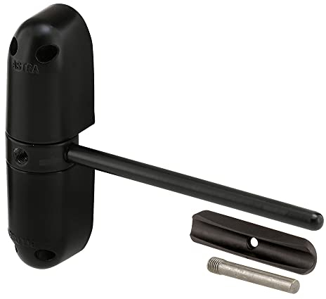 PRIME-LINE KC16HD Safety Spring Closer – Easy to Install to Convert Hinged Doors to Self-Closing – Diecast Construction (4-1/4 inch, Non-Handed), Black, 4-1/4 in
